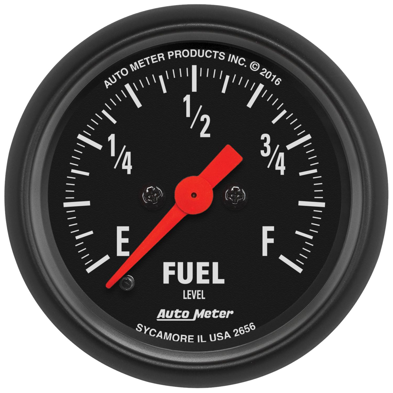 Auto Meter 2-1/16" FUEL LEVEL, PROGRAMMABLE 0-280 Ω, Z-SERIES - 2656