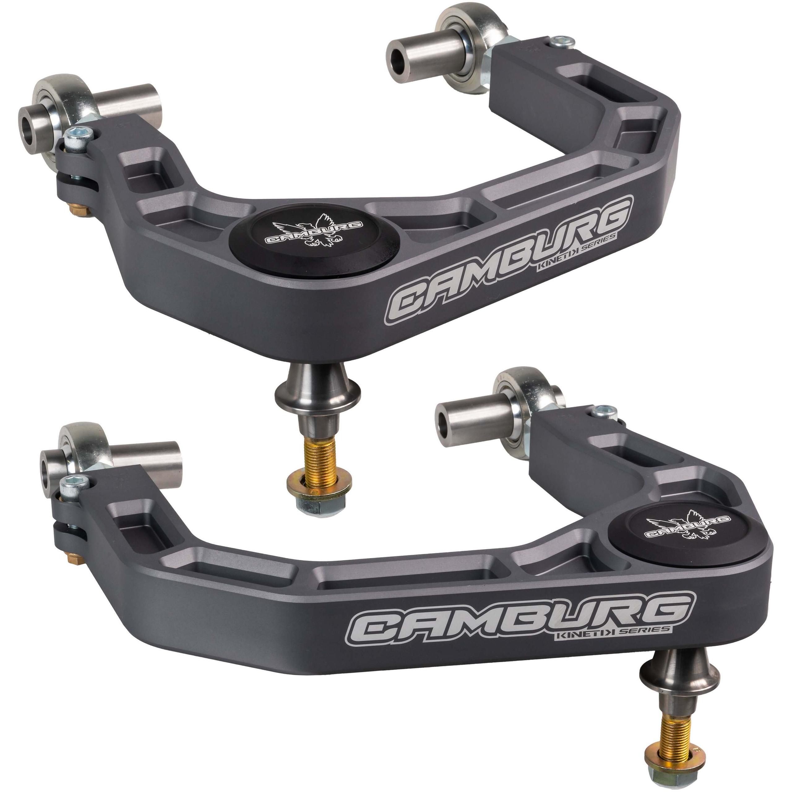 Camburg Kinetik V2 Performance Billet Uniball Upper Arms (2021-2025 Ford Bronco) - CAM-110214-GRY