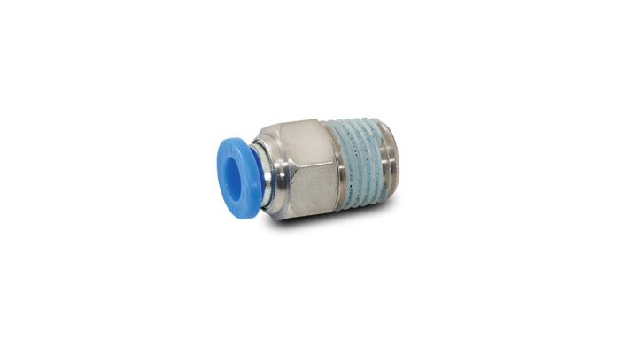 Vibrant Performance 1/4" (6Mm) Male Straight One-Touch Fitting (1/4" Npt Thread) - 2664