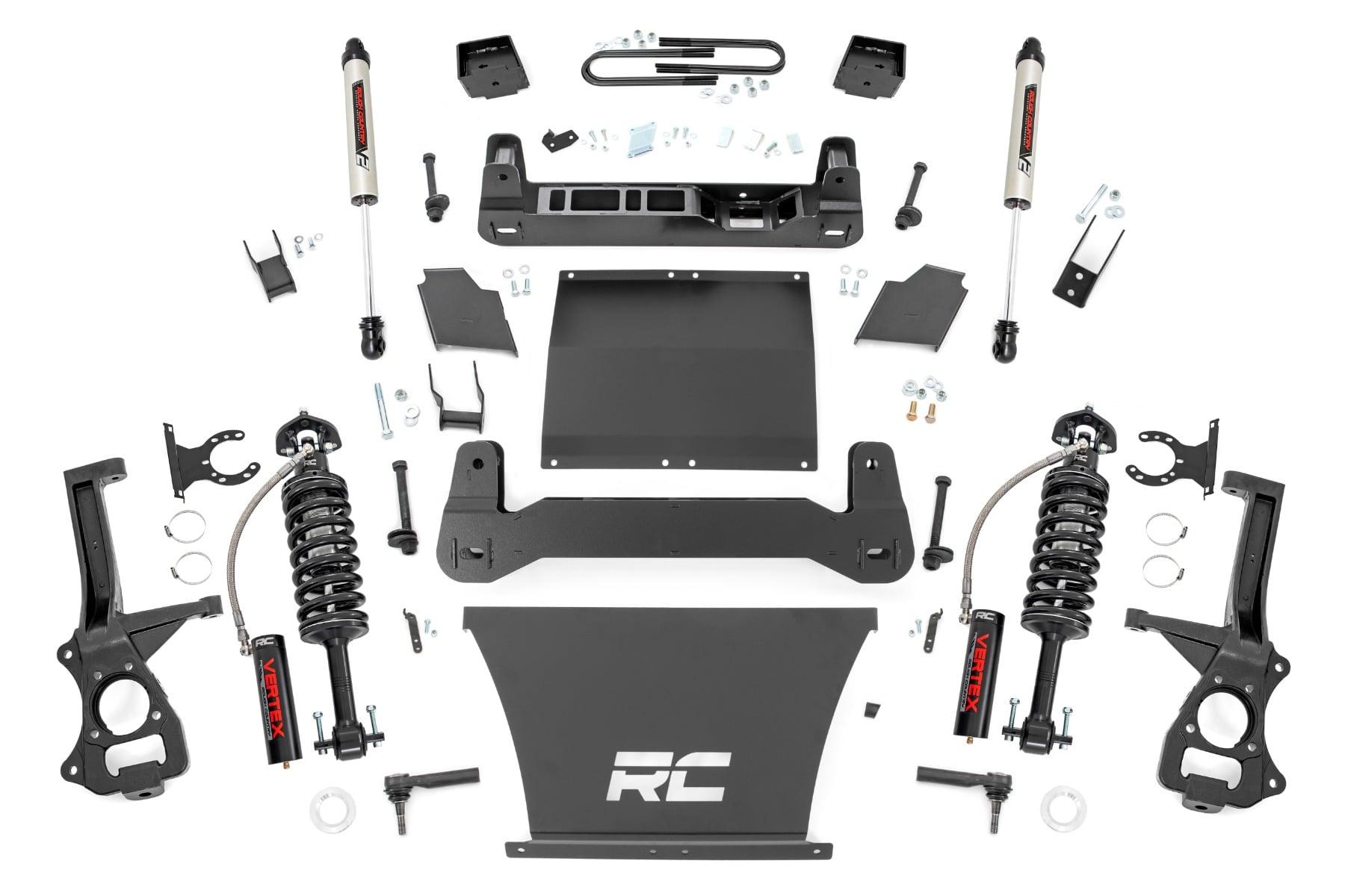 Rough Country 6 Inch Lift Kit Mono Leaf Rear Vertex/V2 GMC Sierra 1500 2WD/4WD (25-26) (2025-2026 Sierra 1500) - 26657_A