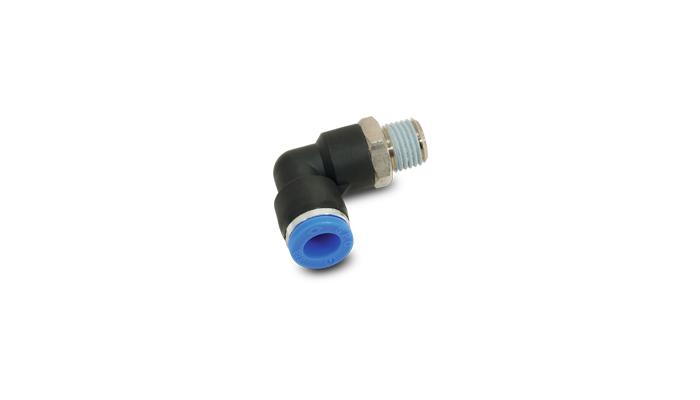 Vibrant Performance 5/32" (4Mm) Male Elbow One-Touch Fitting (1/8" Npt Thread) - 2665