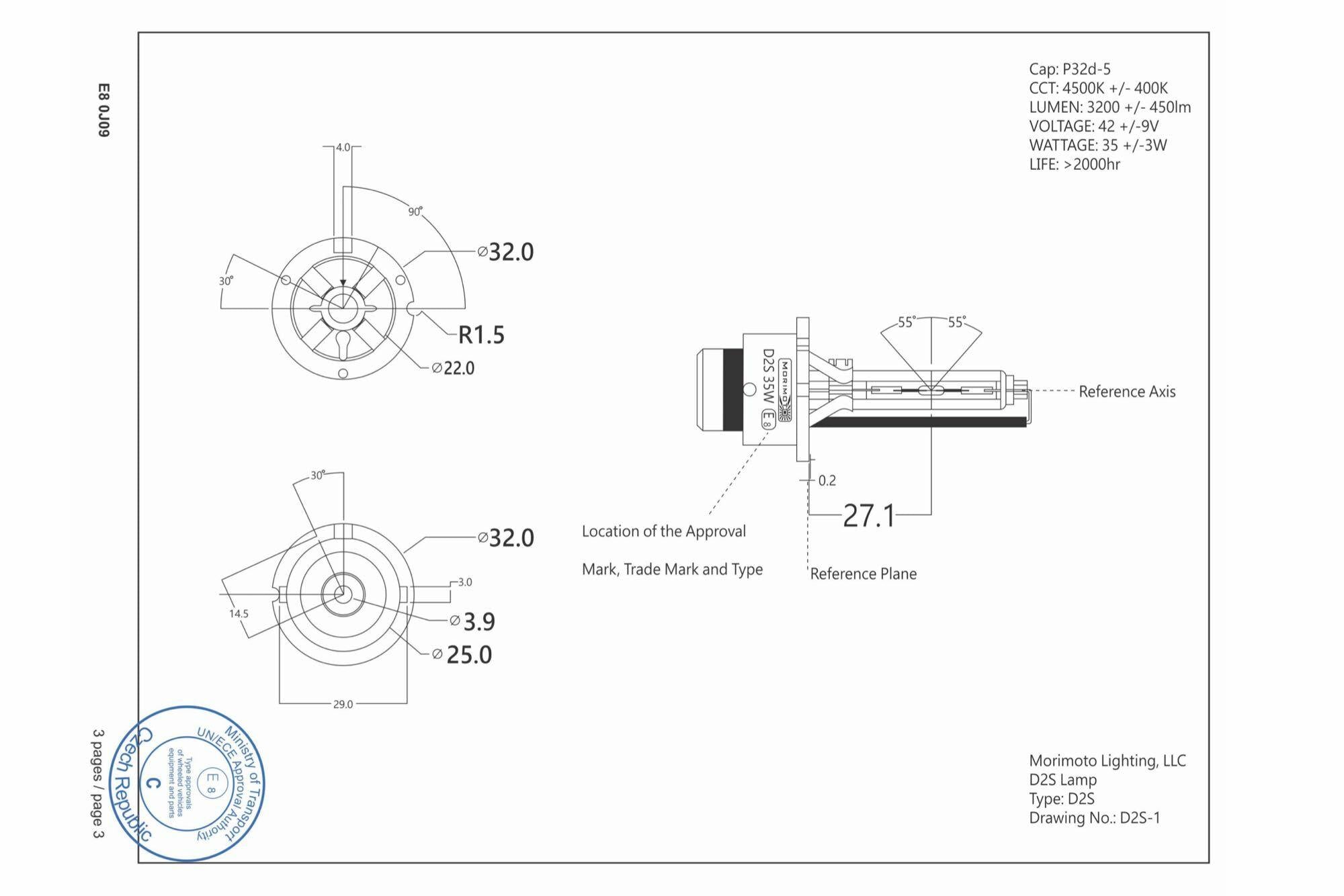 Morimoto D2R: XB 6K HID Bulbs (Pair) (Universal) - MM.N.068