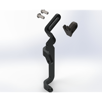 Texas Speed Throttle Bracket for Low Pro Stealth Intake Manifold
- TSP-LowPro-TB