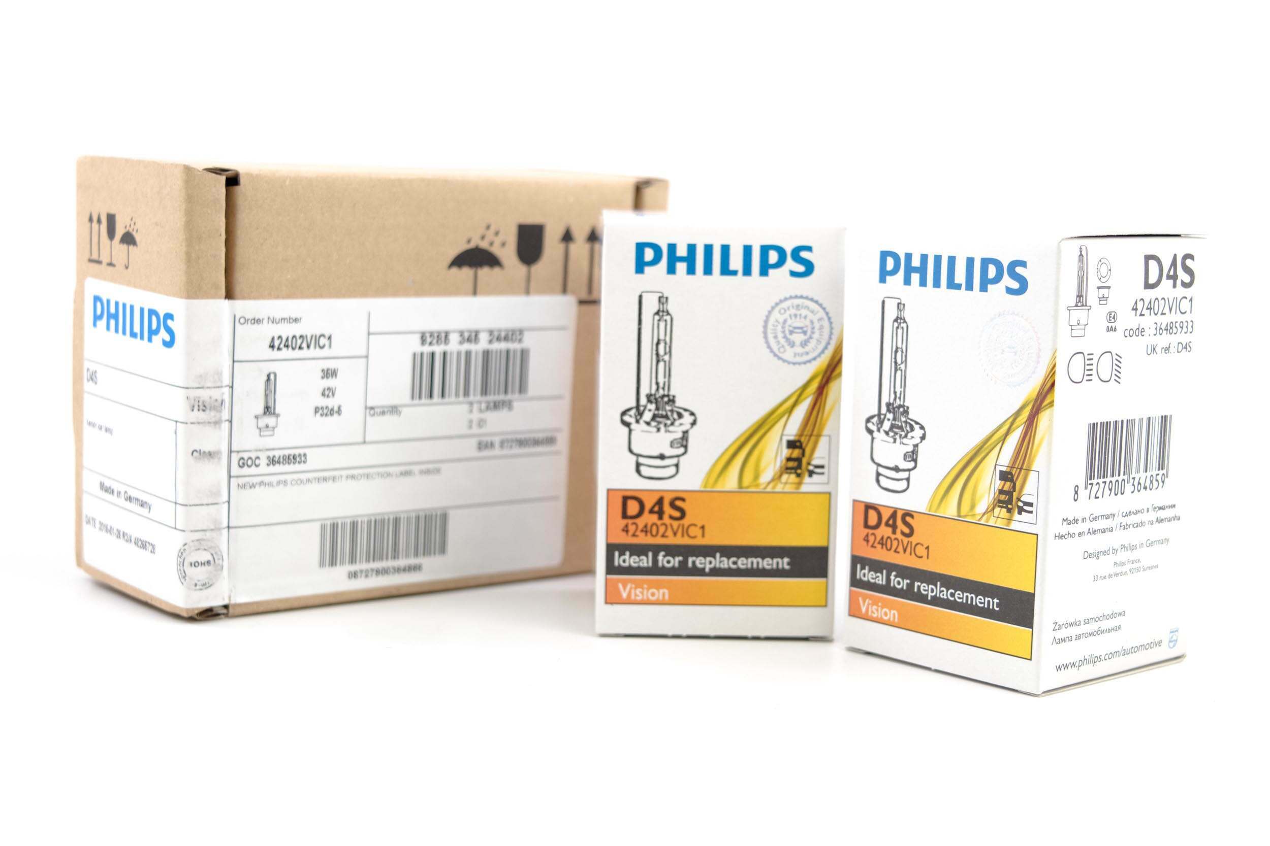 Philips D4S:  42402 XenEco (4300K) (Single) (Universal) - B930