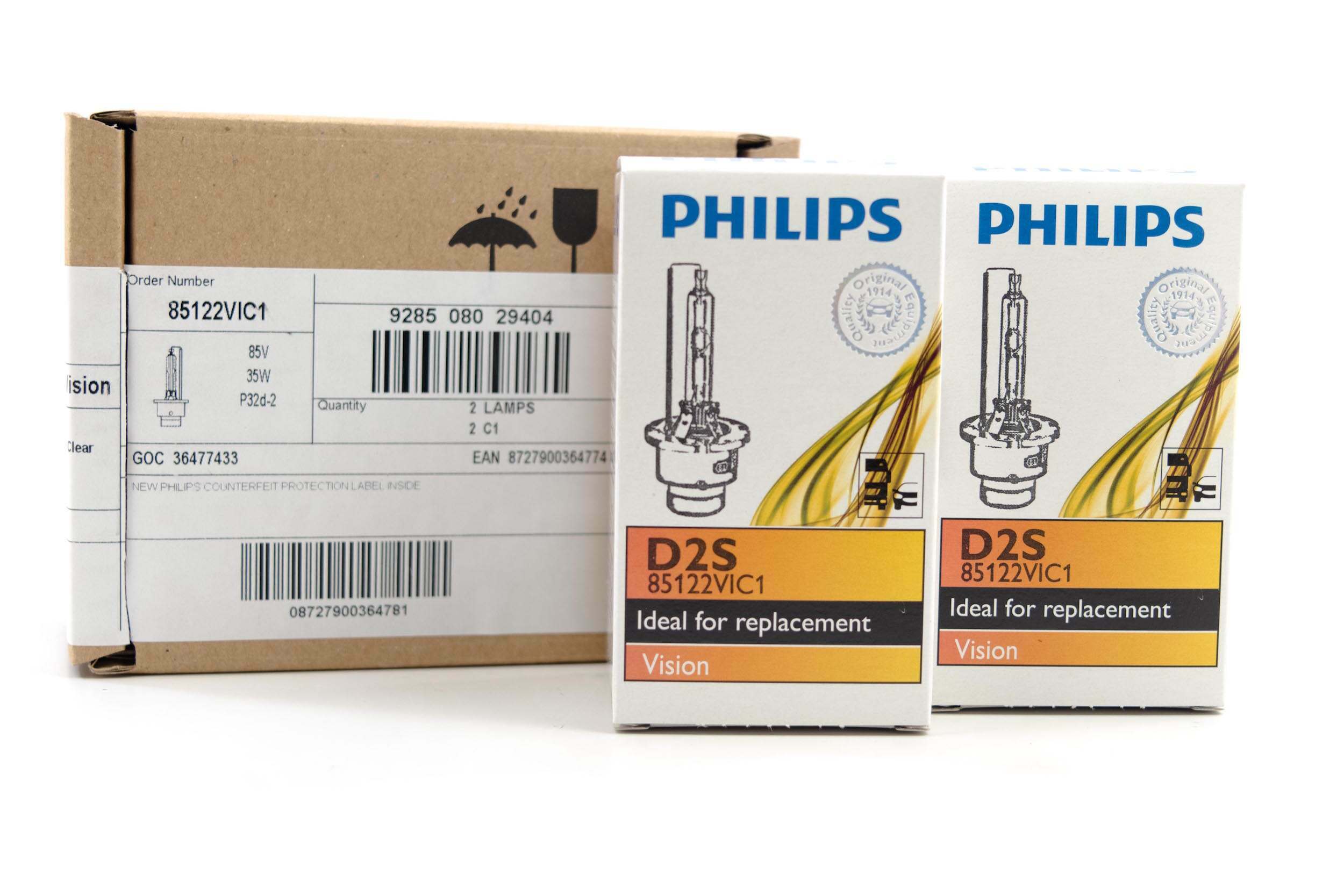 Philips D2S:  85122 (4300K) (Single) (Universal) - B70