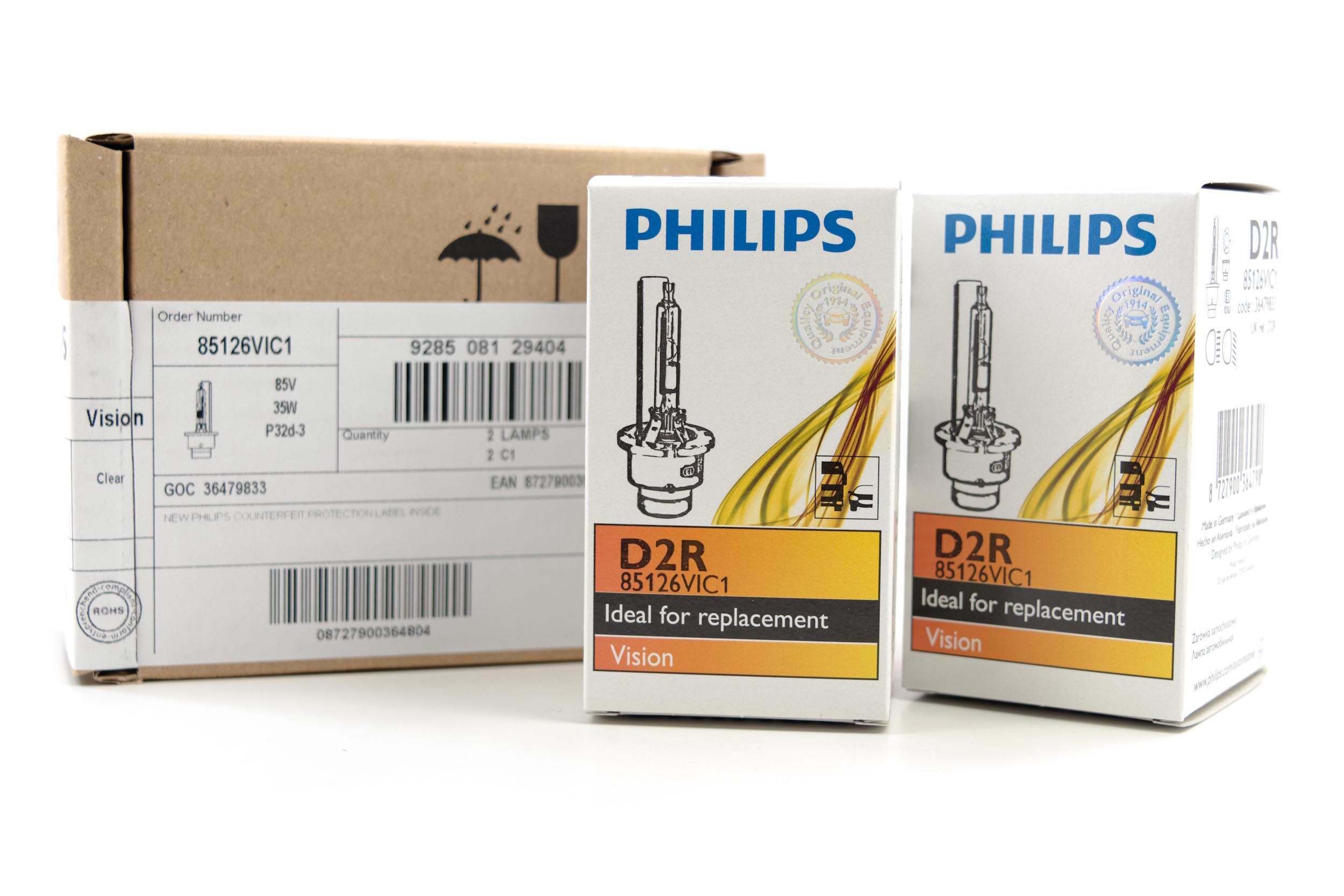 Philips D2R:  85126 (4300K) (Single) (Universal) - B80