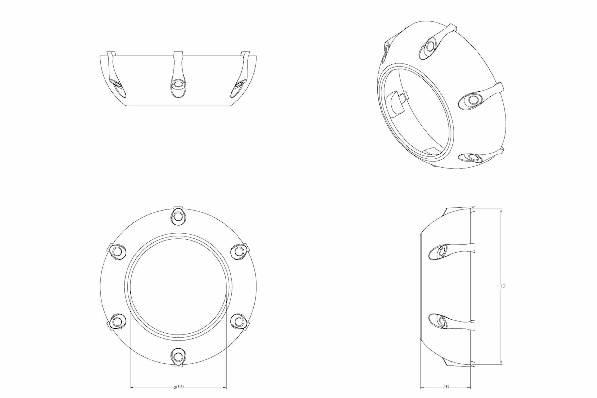 Morimoto GTi-R Shroud (Universal) - S210