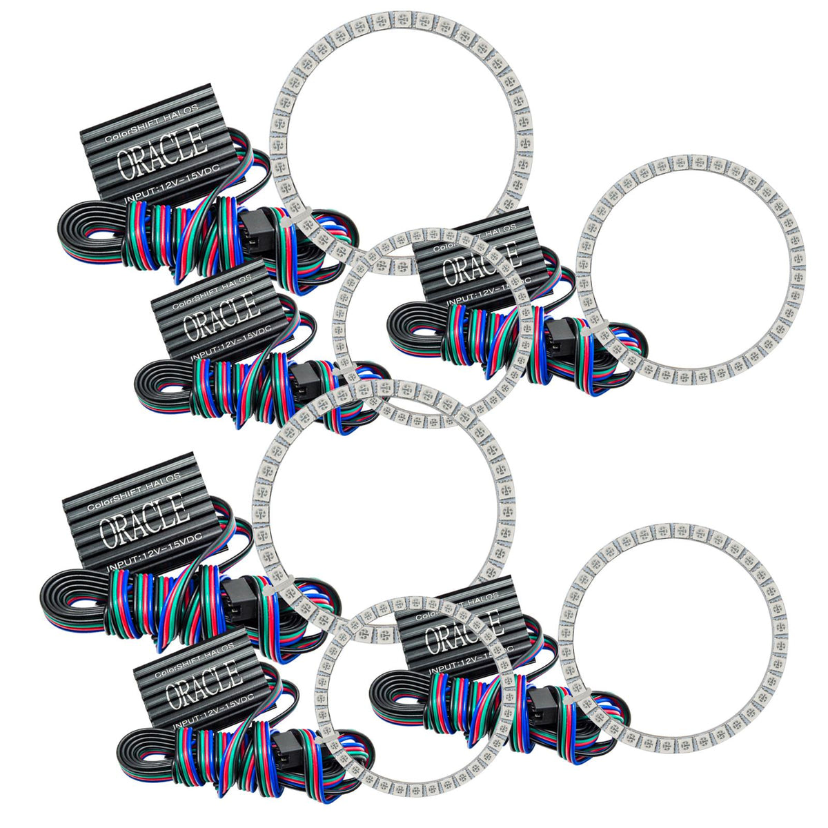 Oracle Lighting Colorshift(Tm) Triple Halo Kit, Colorshift(Tm) - No Controller (2005-2013 Corvette) - 2683T-334