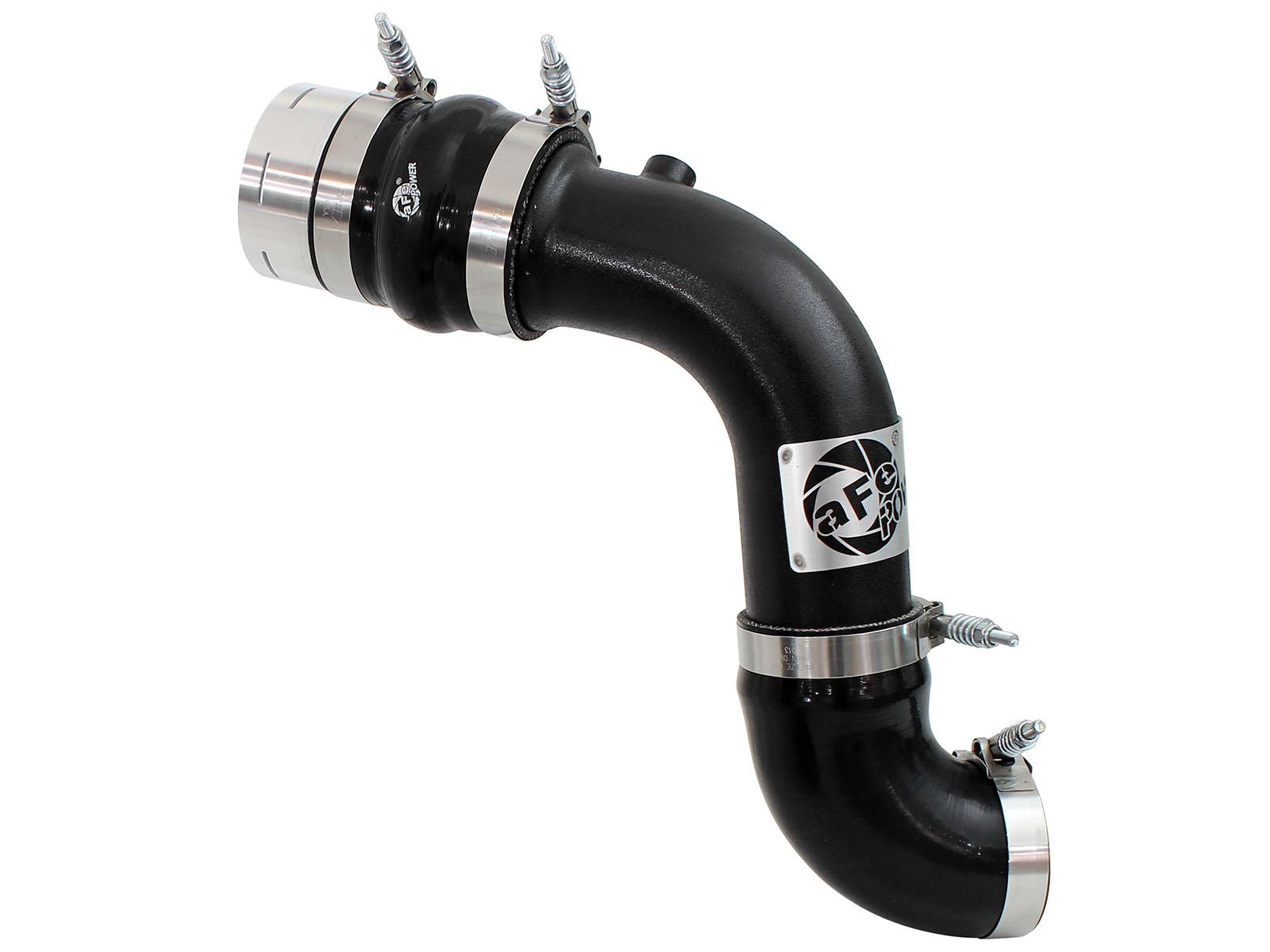 AFE BladeRunner 3 IN Aluminum Cold Charge Pipe Black (2011-2016 F-250 Super Duty, F-350 Super Duty) - 46-20149-B