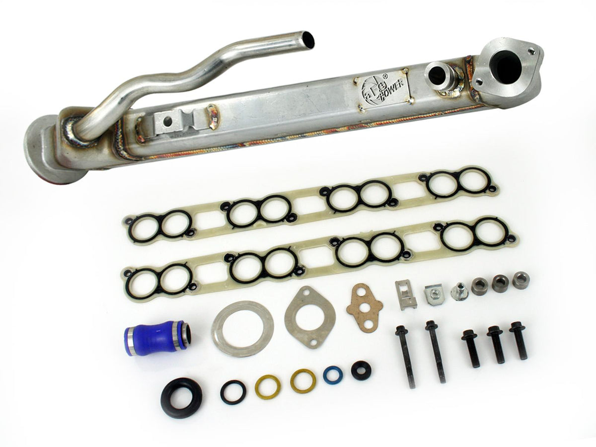 AFE BladeRunner EGR Cooler Square (2004-2007 Excursion, F-250 Super Duty, F-350 Super Duty) - 46-90077