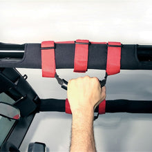 Rugged Ridge Ultimate Grab Handle Kit Red; 55-21 Jeep Cj/Wrangler / 20-21 Gladiator - 13505.03