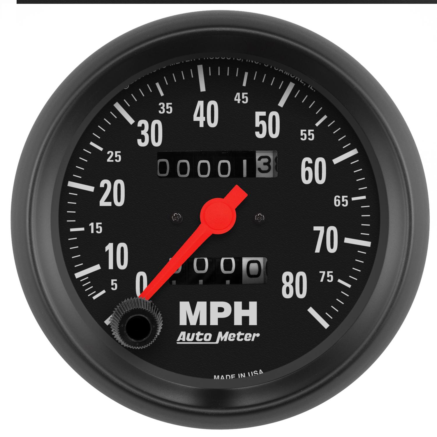 Auto Meter 3-3/8" SPEEDOMETER, 0-80 MPH, Z-SERIES - 2690