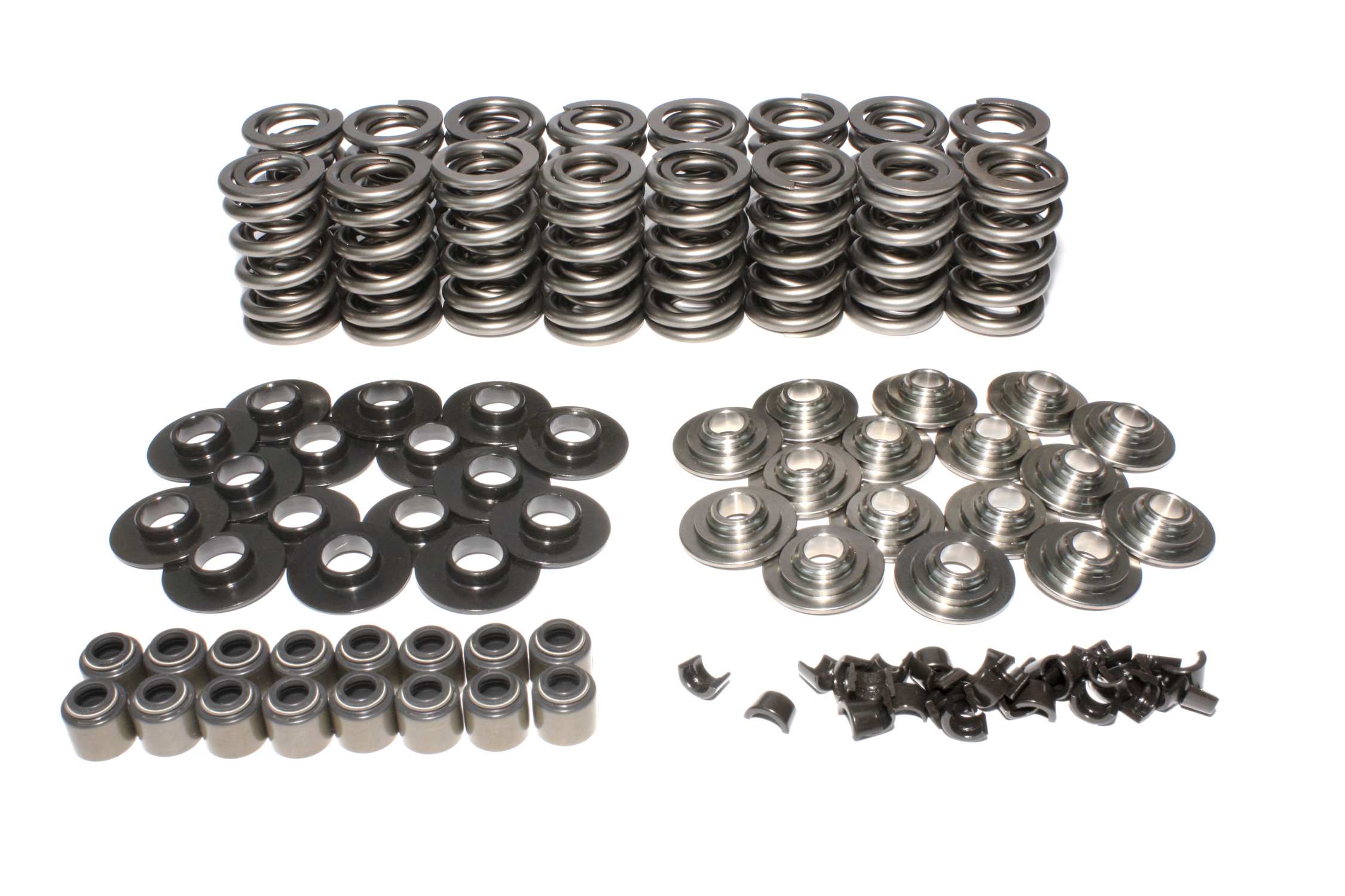Comp Cams GM LS Dual Valve Spring Kit w/ Titanium Retainers; .675" Max Lift - 26926TI-KIT