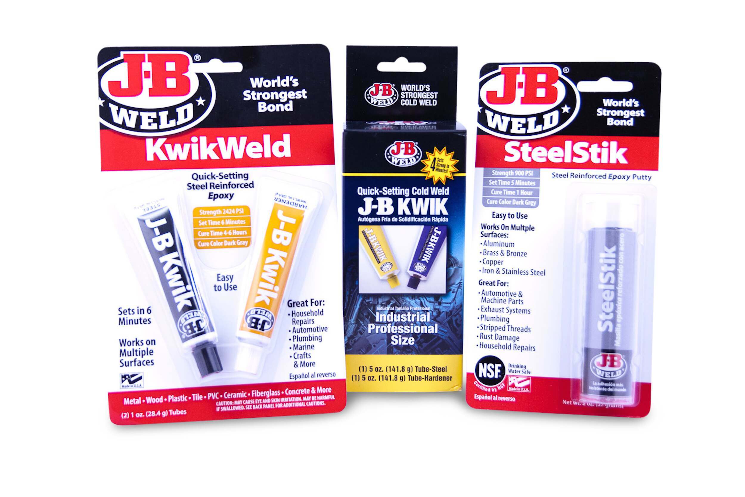 JBWeld  Epoxy: Kwik Weld (Universal) - A40
