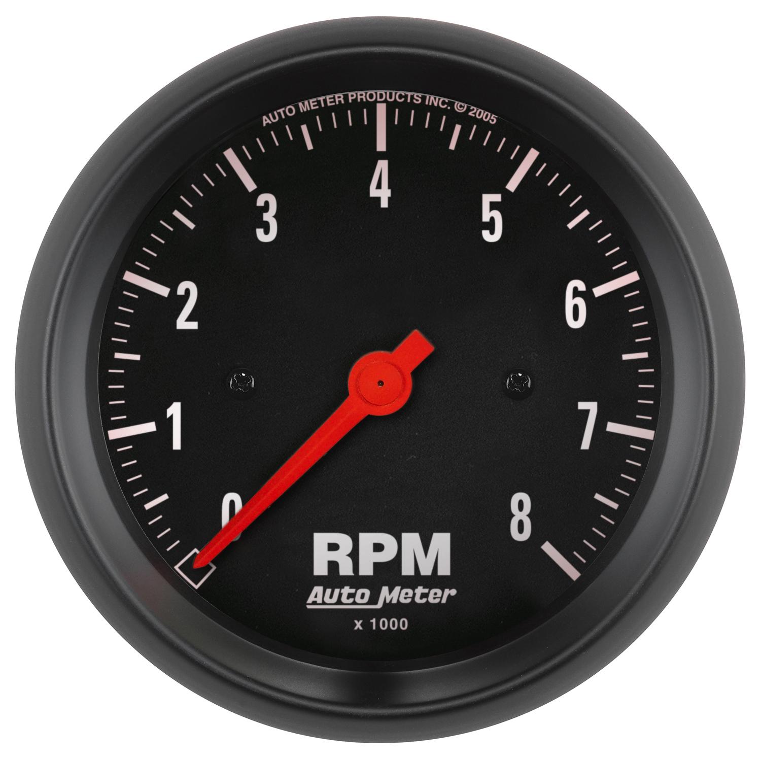 Auto Meter 3-3/8" IN-DASH TACHOMETER, 0-8,000 RPM, Z-SERIES - 2699