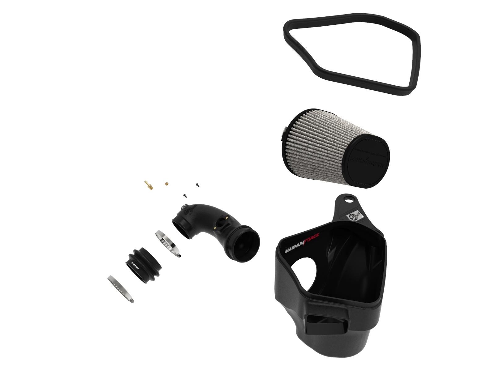 AFE Magnum FORCE Stage-2 Cold Air Intake System w/ Pro DRY S Media (BMW 128i/325i/328i/330i (E82/88/90/91/92/93) 06-13 L6-3.0L N52) - 54-13053D