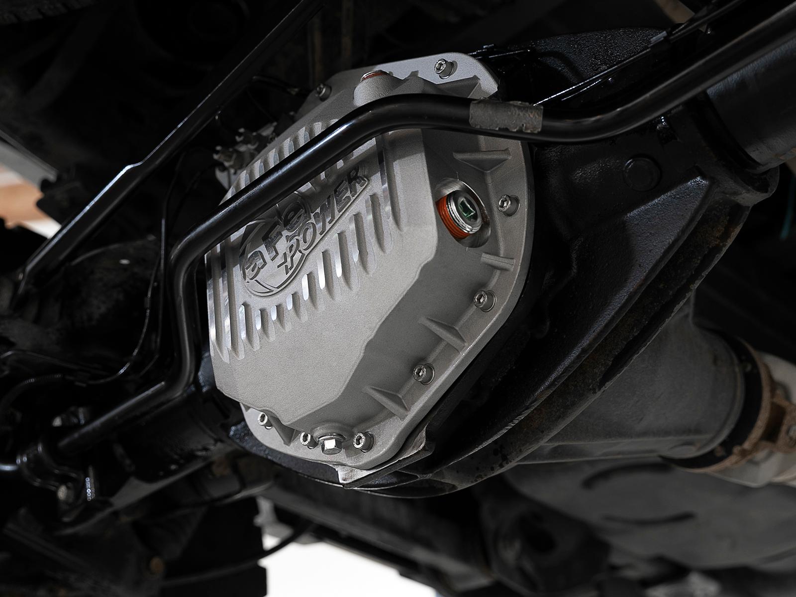 AFE Street Series Rear Differential Cover Raw w/ Machined Fins (Dodge Trucks 2500/3500 03-18) - 46-70390