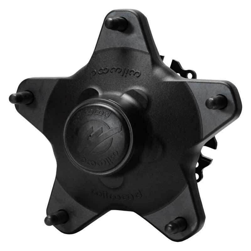 Wilwood Hub-Starlite 55XD Front w/Snap-Cap & Rotor Plate - STD Offset 5/8 Drilled Studs - 270-12127D