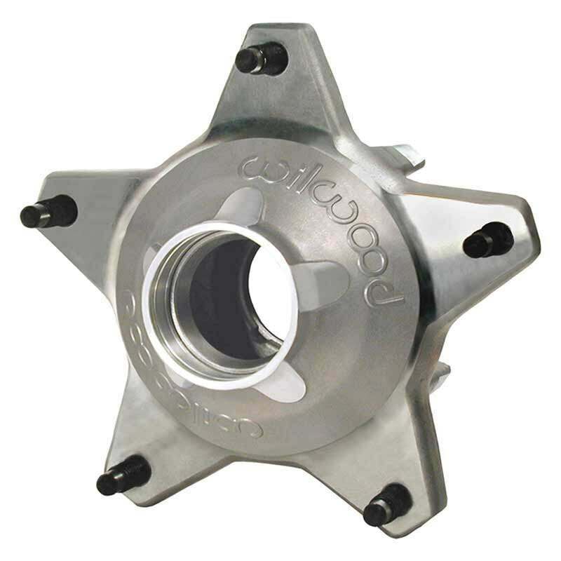 Wilwood Hub-Starlite 55 Front w/Snap-Cap Std. Offset 5/8 C Studs-Drilled-Less Races - 270-6735UD