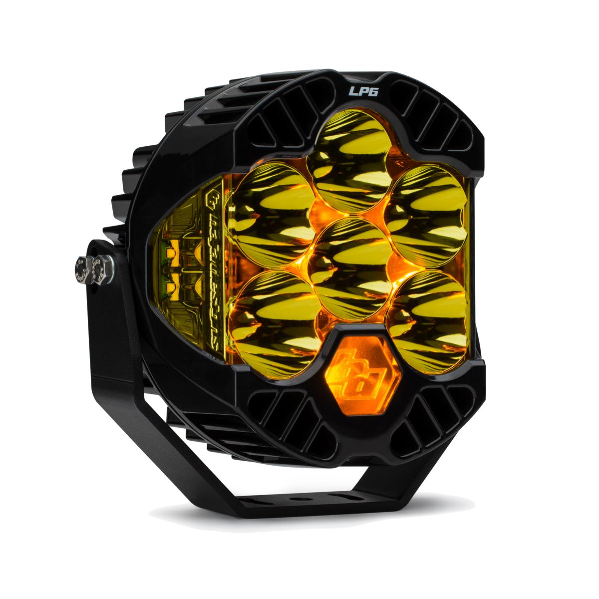 Baja Designs LP6 Pro LED Pod: (Each / Amber / Spot Beam) (Universal) - 270011