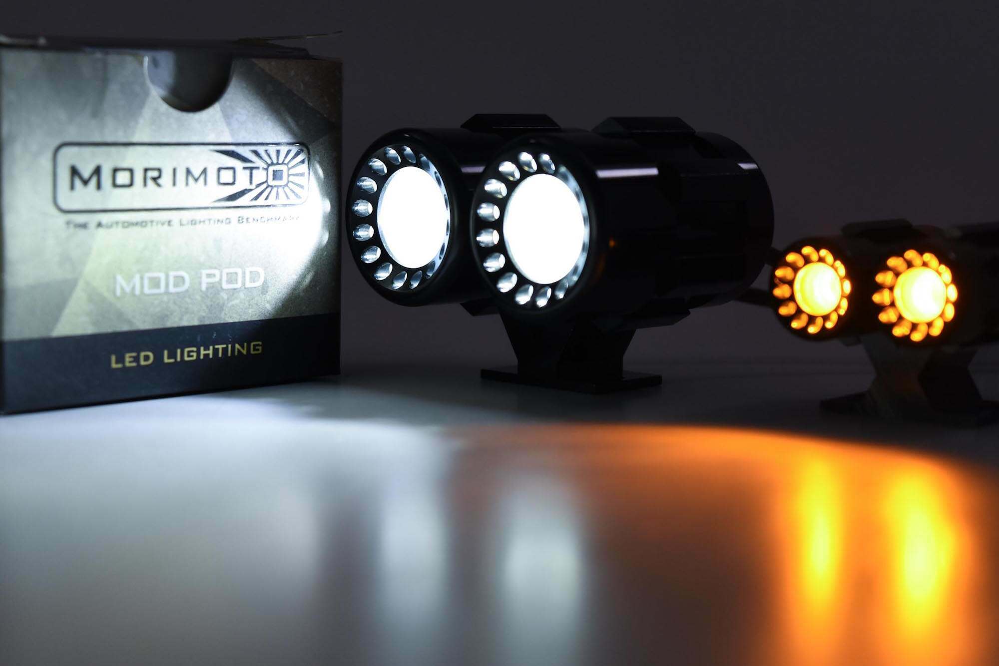 Morimoto ModPod Mini: Switchback White/Amber (Universal) - LED1180