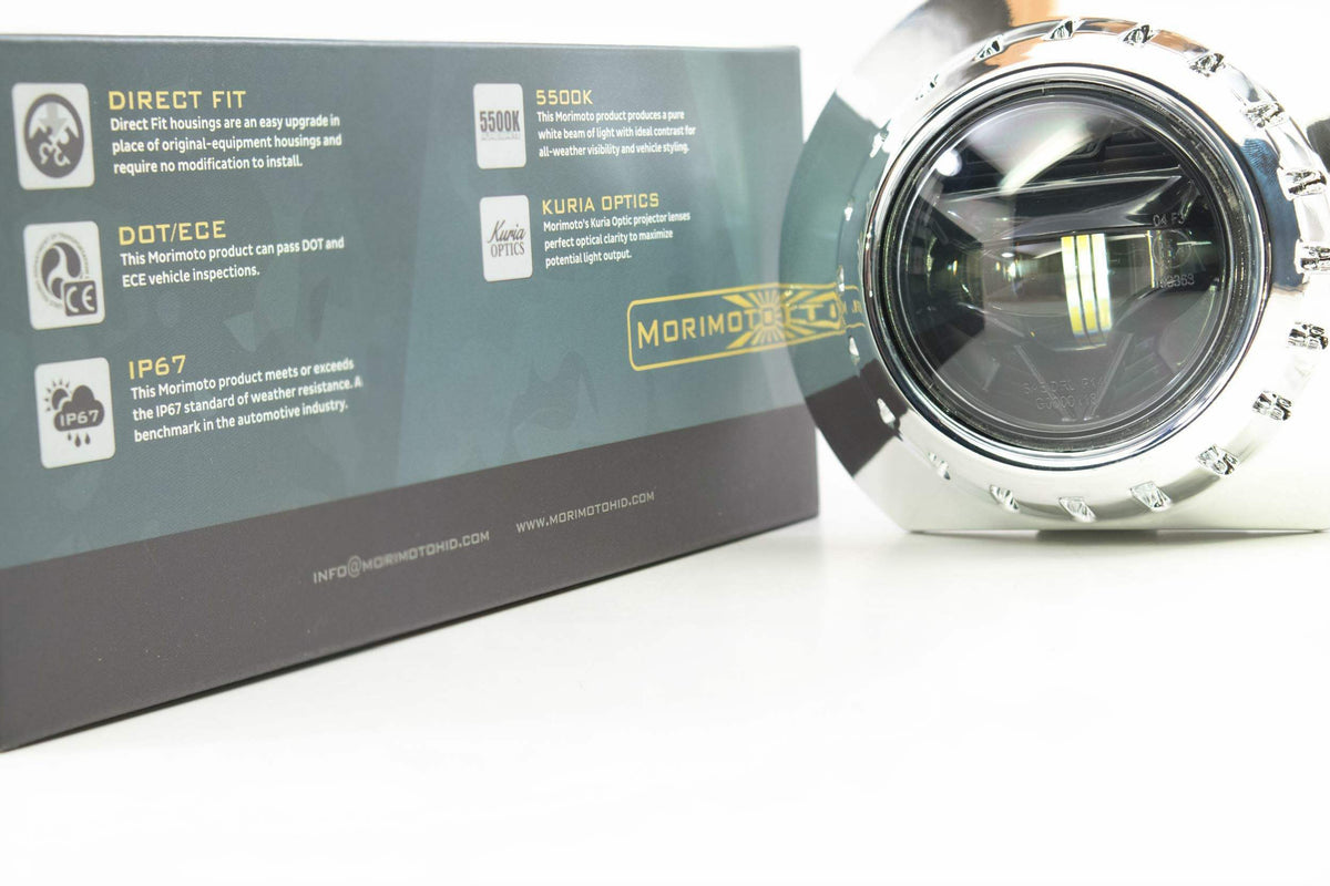 Morimoto  XB LED Fogs: Type U (Set / Black) (Universal) - LF060