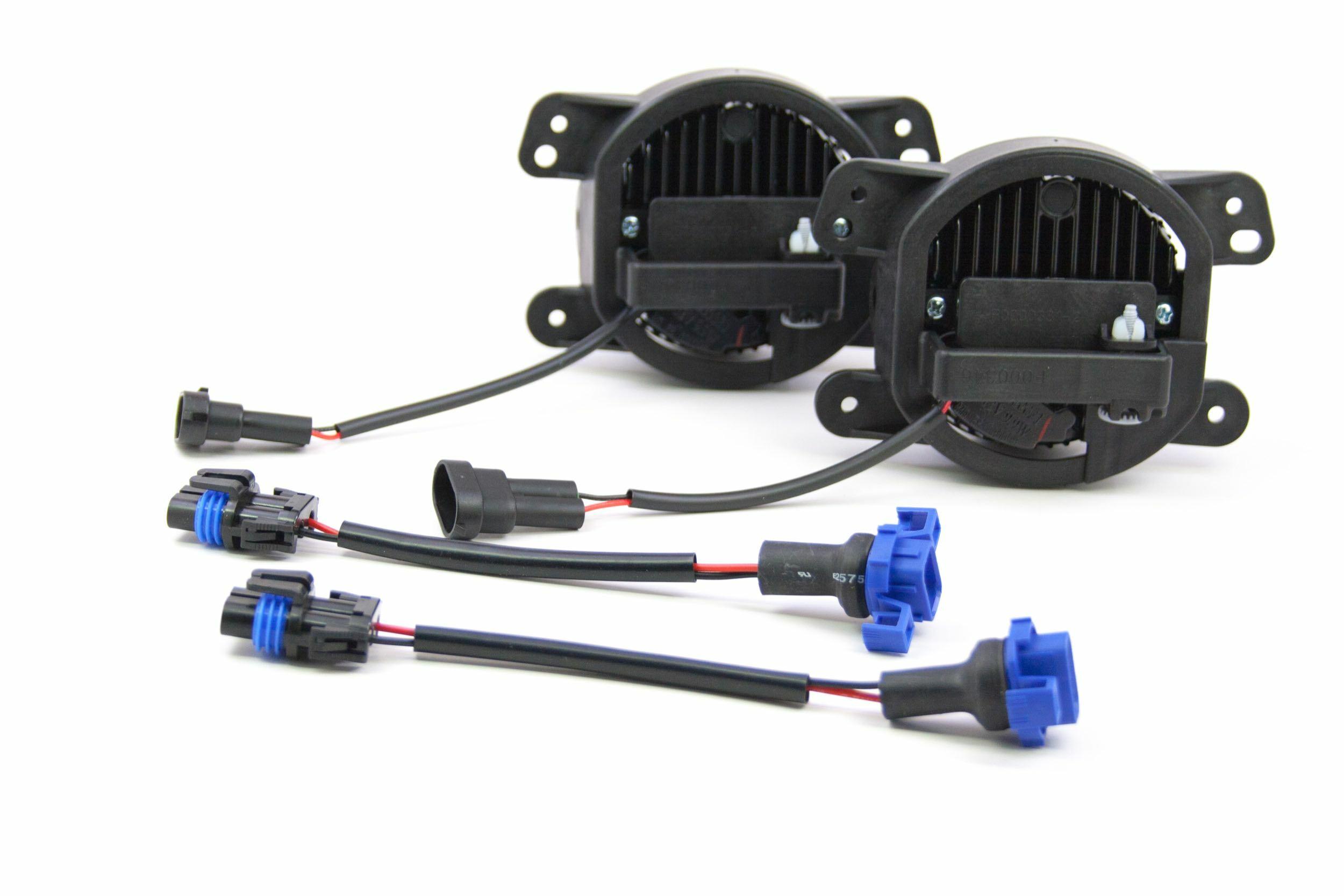 Morimoto  XB LED Fogs: Type M (Set / Black) (Jeep Wrangler (JK)) - LF030