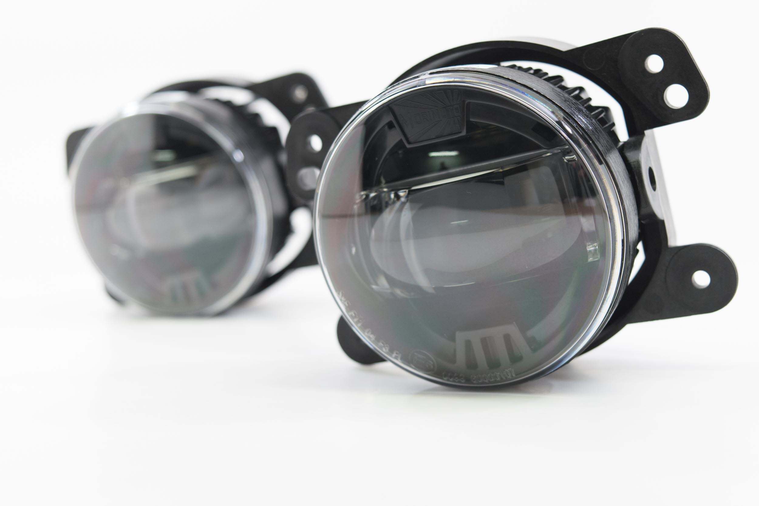 Morimoto  XB LED Fogs: Type M (Set / Black) (Jeep Wrangler (JK)) - LF030