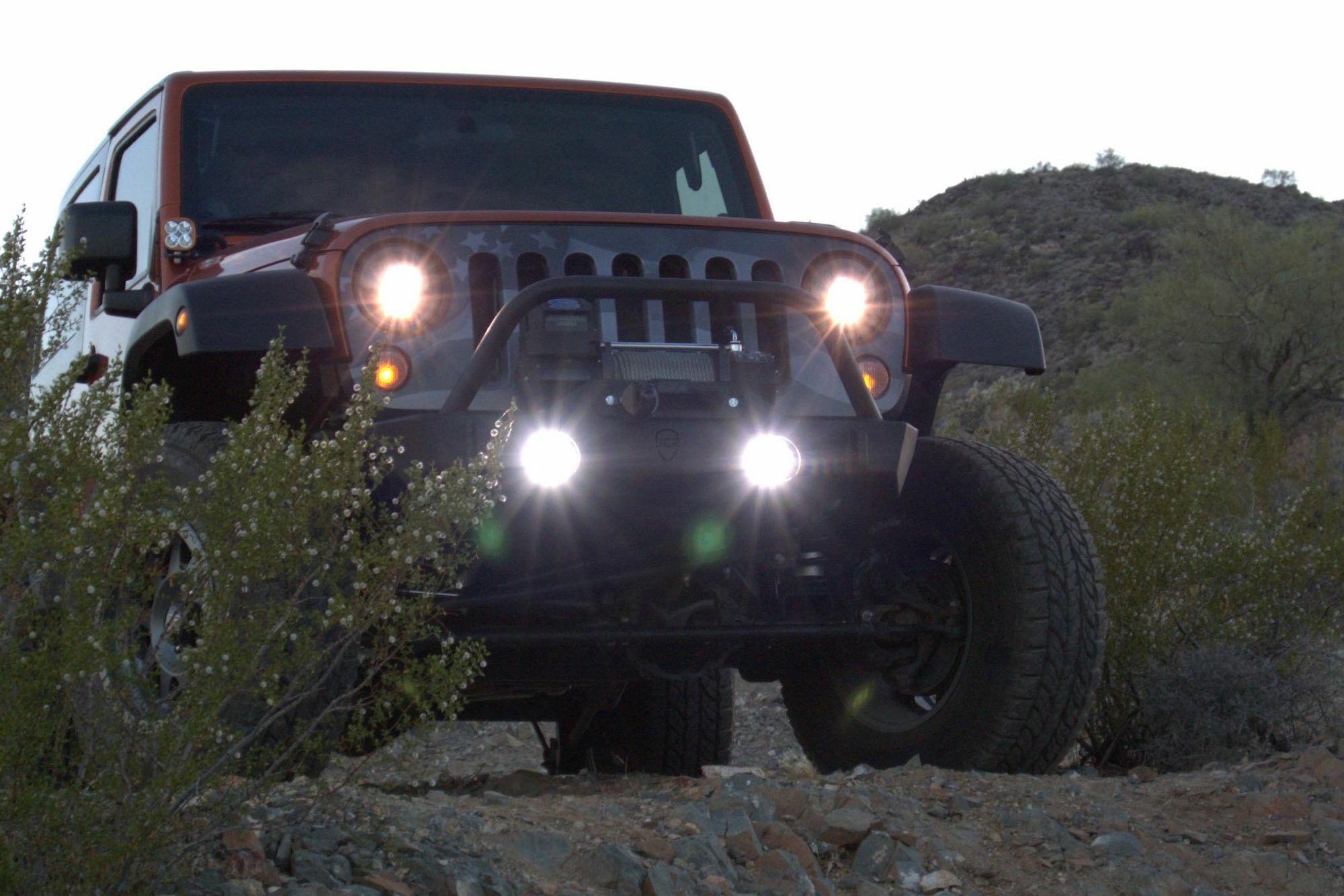Morimoto  XB LED Fogs: Type M (Set / Black) (Jeep Wrangler (JK)) - LF030