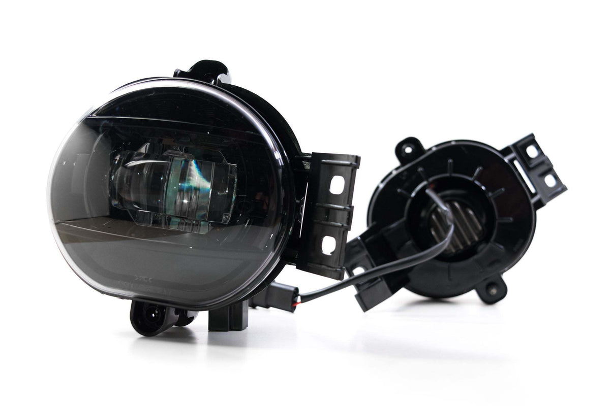 Morimoto  XB LED Fogs: Type Ram Oval (Set / Black) (Dodge Ram (02-08)) - LF292