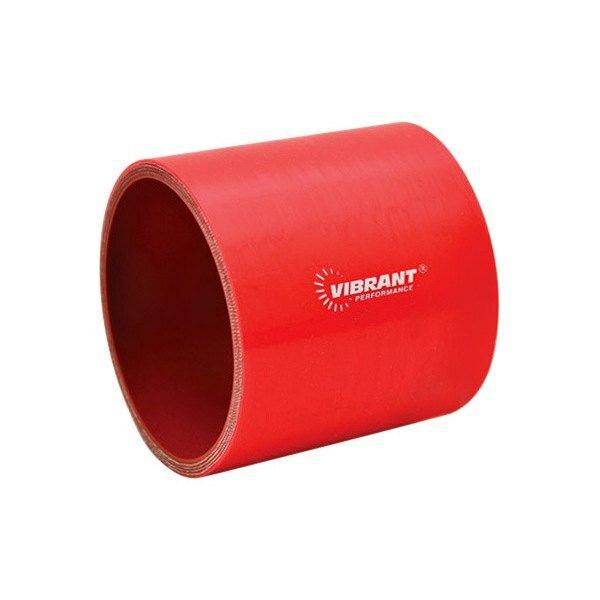Vibrant Performance 4 Ply Silicone Sleeve Coupler, 2" Id X 3" Long - Red - 2706R
