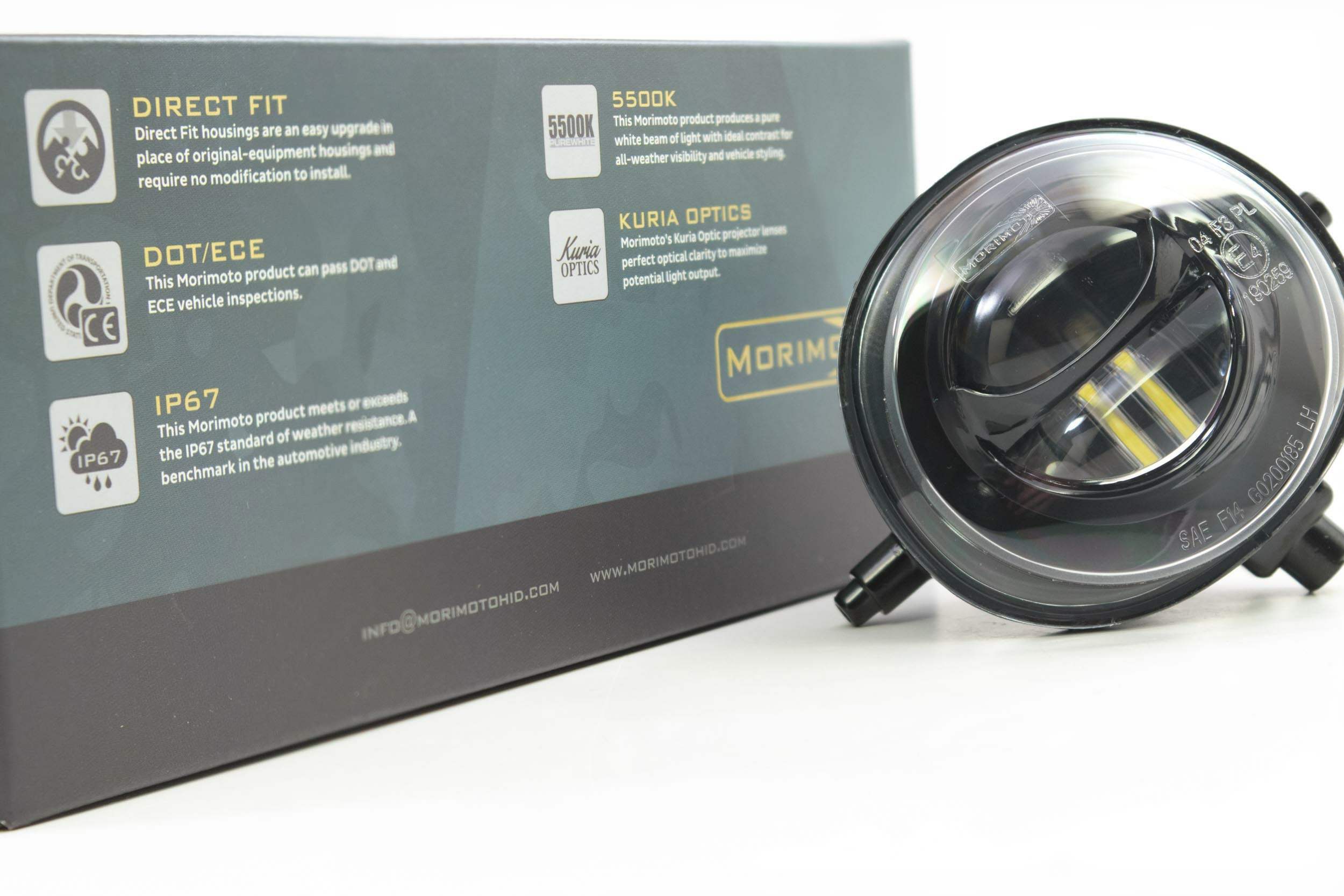 Morimoto  XB LED Fogs: Type Z (Set/Black) (Mazda Other) - LF200