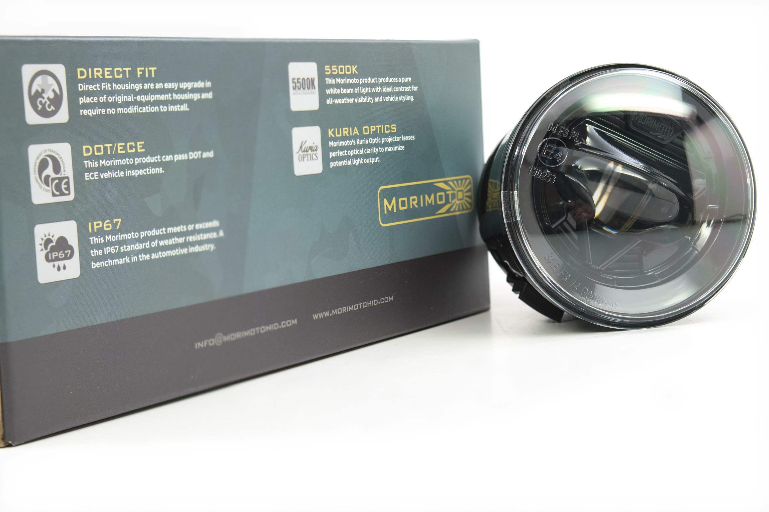 Morimoto  XB LED Fogs: Type I (Set / Black) (Nissan/Infiniti Altima/Maxima/G37/G37) - LF020