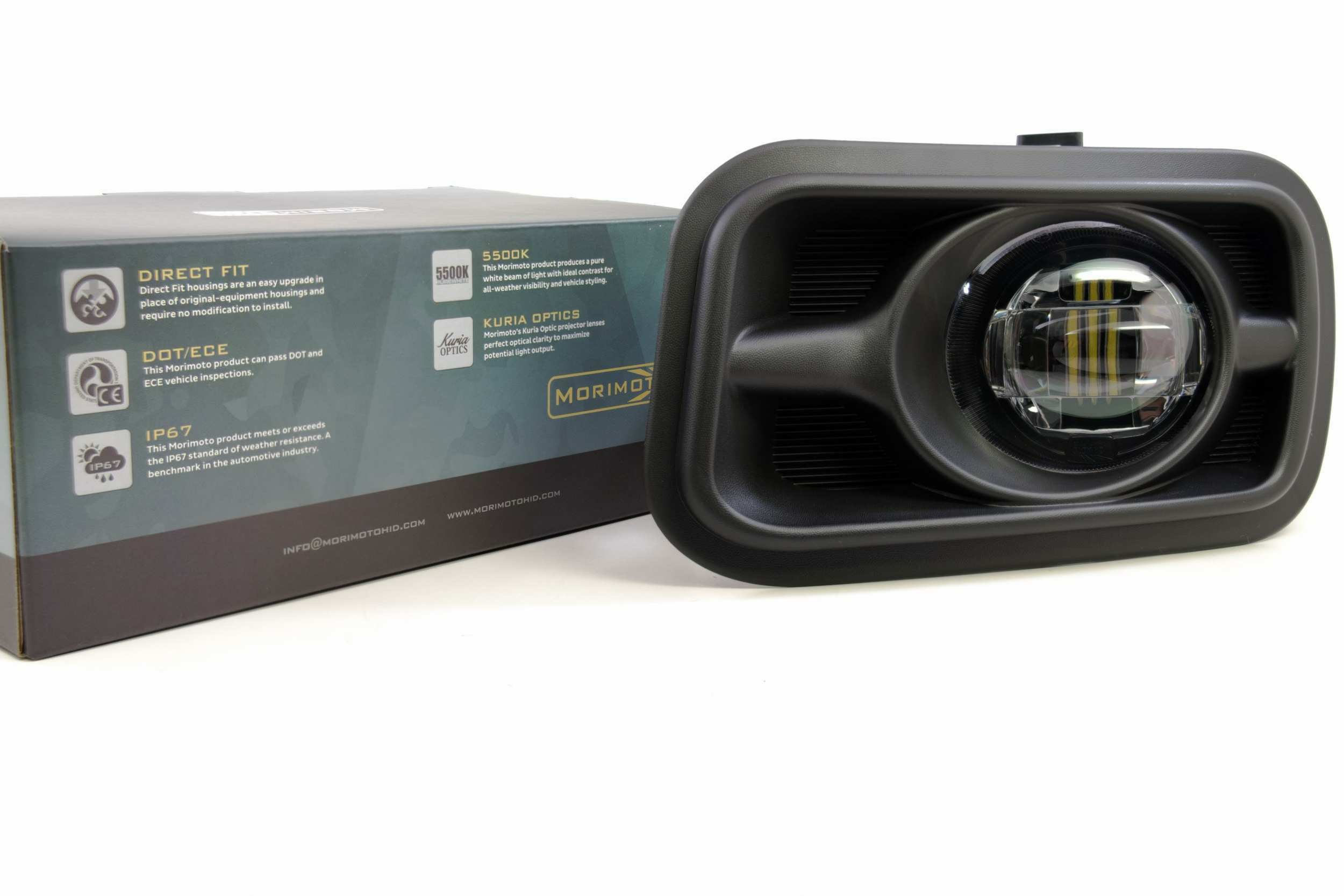 Morimoto  XB LED Fogs: Type Ram Horizontal (Set/Black) (Dodge Ram (09-18)) - LF290