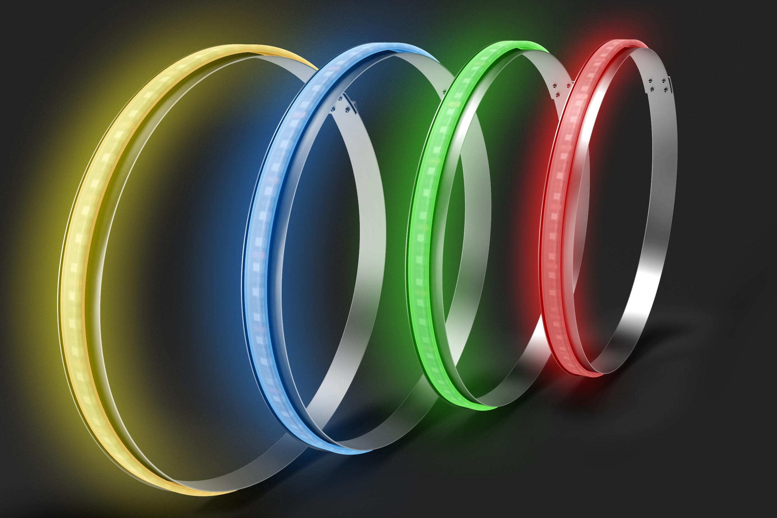 Profile Pixel Wheel Rings: 14in (4 Pc Set / RGBW) - LED1240W.4