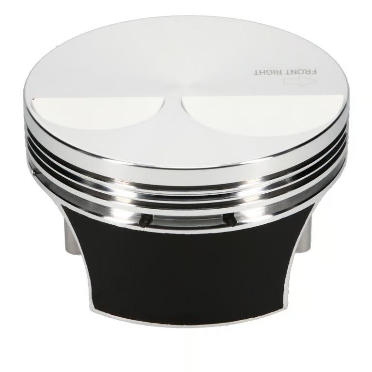 JE Pistons Piston Set, 4032, Flat Top, 3.572 Bore, 1.220 CD, 0.866 Pin, Set of 8. (Ford 4.6L Modular 2V) - 271106
