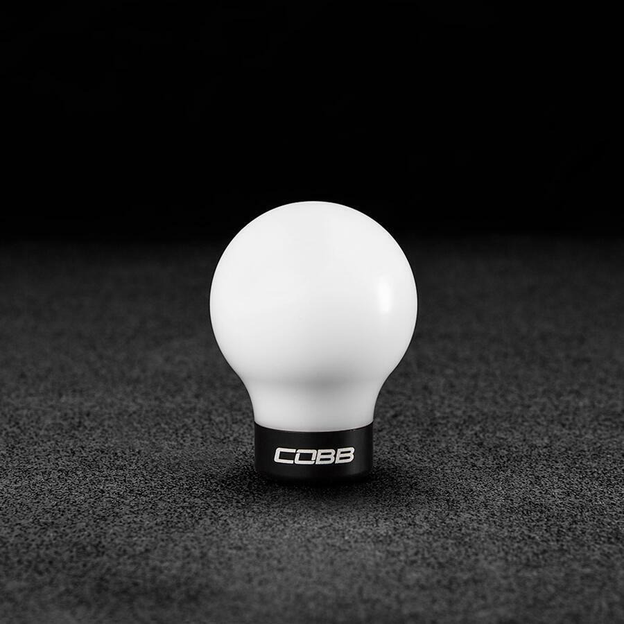 Cobb Mazda COBB Knob - White Knob w/ Stealth Black - 271350-W-BK