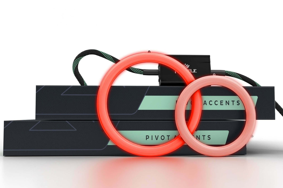 Profile 6":  Pivot Strip w/ Driver (Dual Red) (Universal) - LED183
