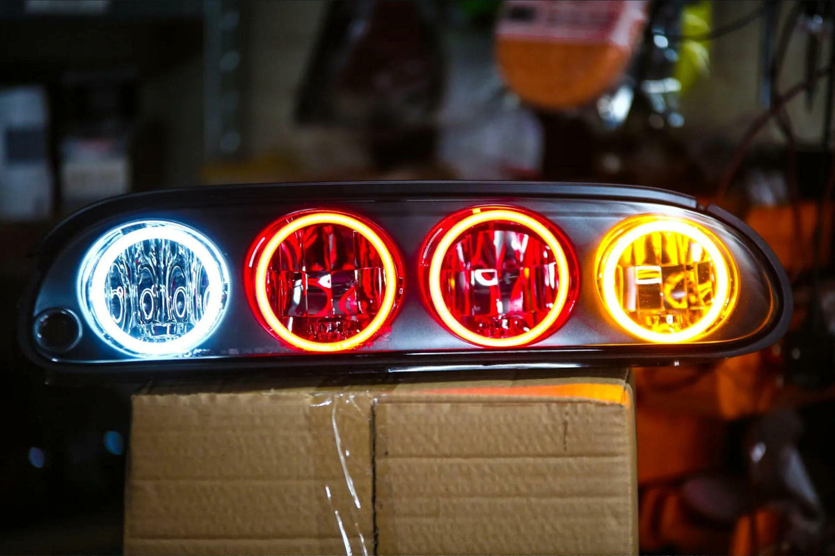 Profile 80mm:  Pivot Ring w/ Driver (Dual Red) (Universal) - LED232