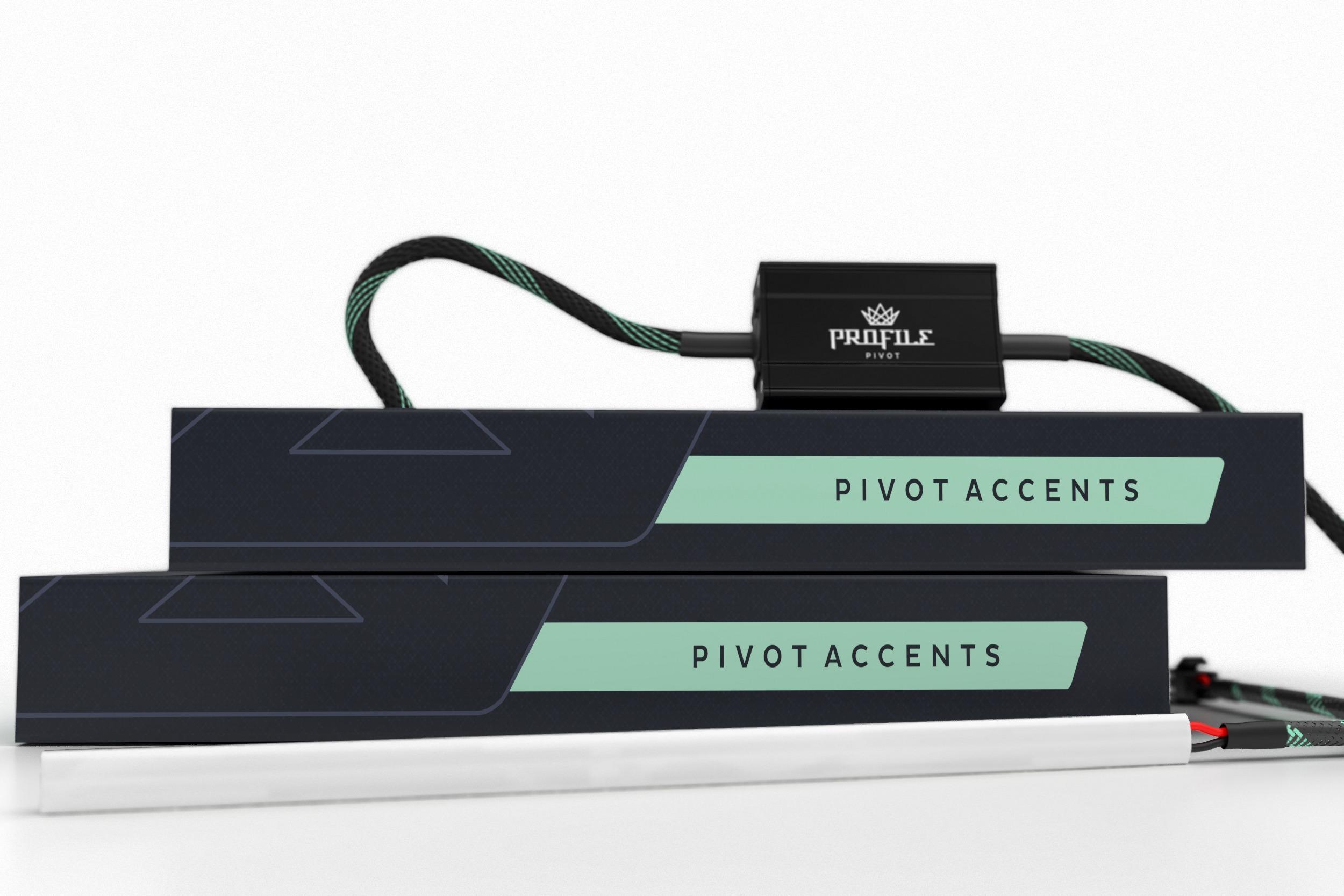 Profile 18":  Pivot Strip w/ Driver (Switchback Sequential) (Universal) - LED283