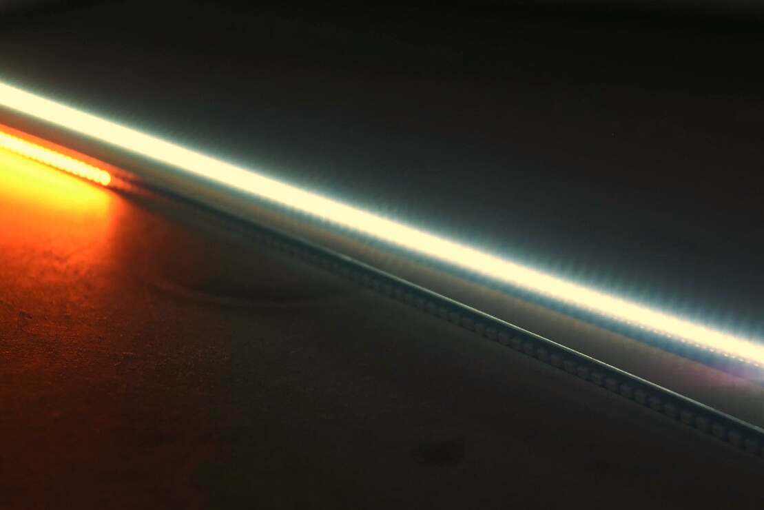 Profile 9":  Pivot Strip w/ Driver (Switchback Sequential) (Universal) - LED281