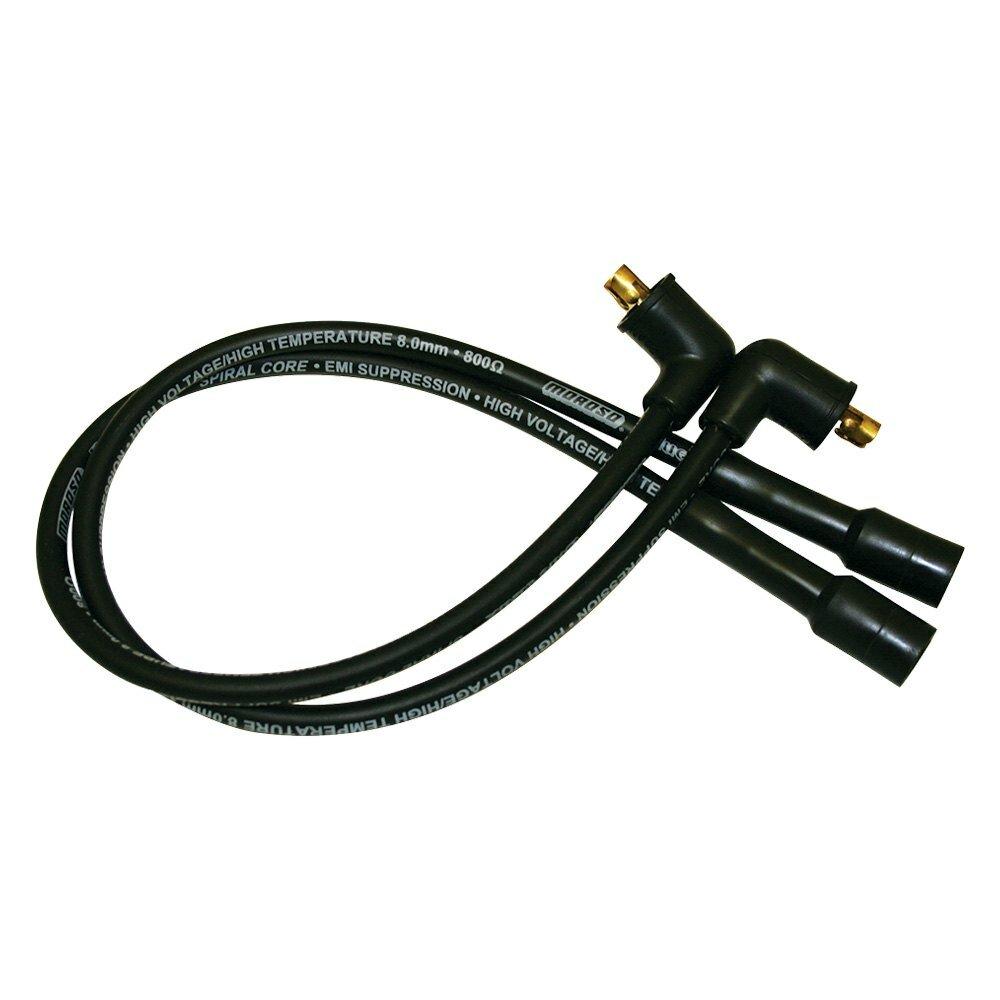 Moroso WIRE SET, SPIRAL CORE, BLACK, H-D FLT,FLHT,FLHR,FLTR  97-98 - 27215