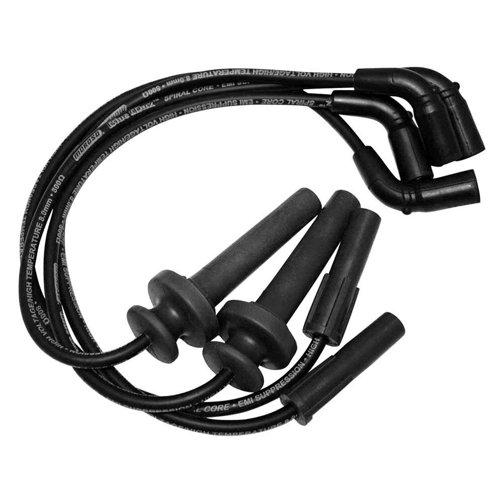 Moroso WIRE SET, SPIRAL CORE, BLACK, H-D XL1200S 98-06 - 27218