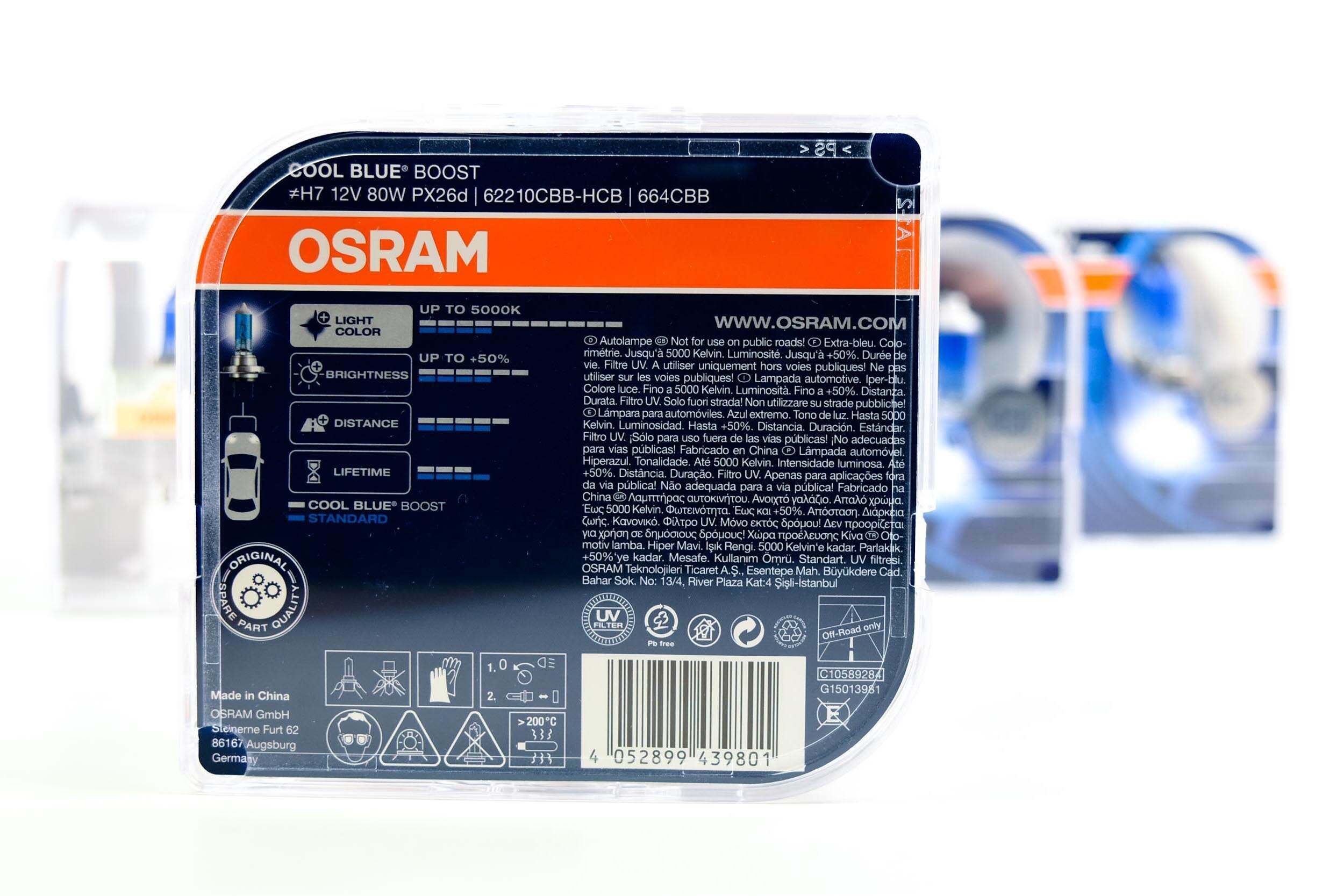 Osram H7:  CBB Halogen (Duobox) (Universal) - b861