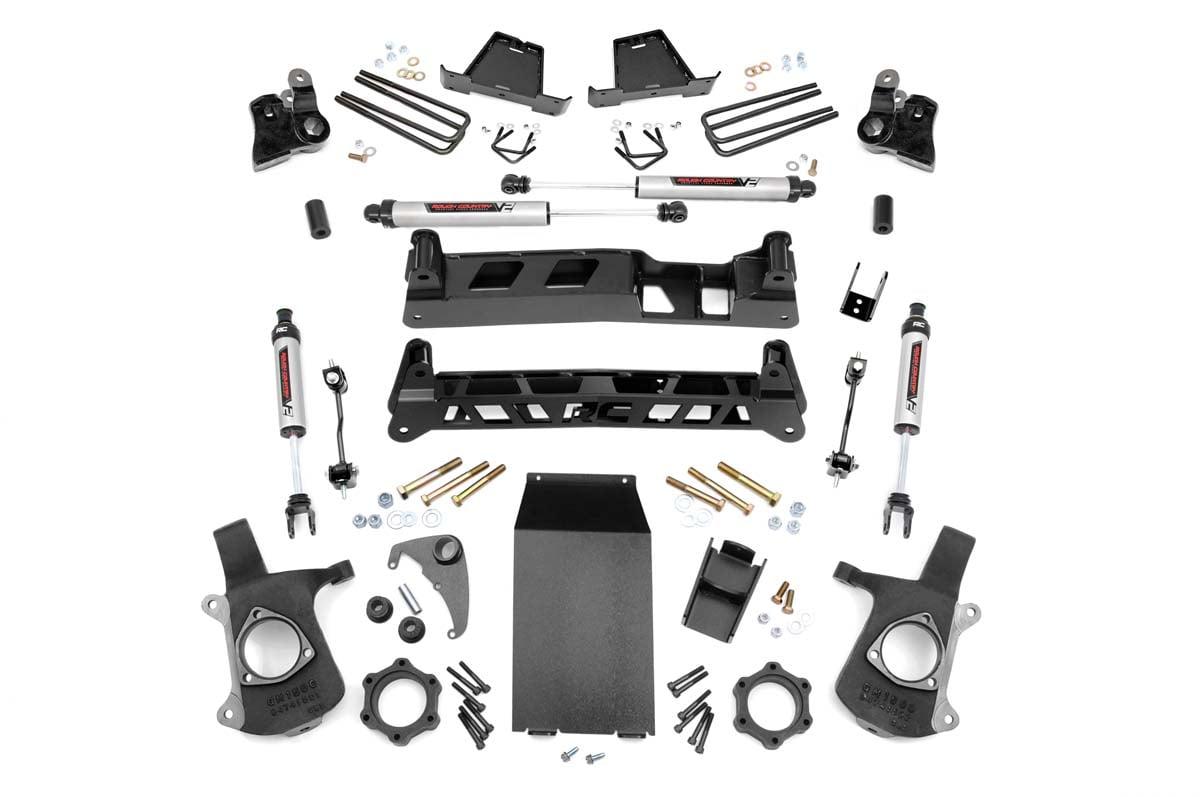 Rough Country 6in GM NTD Suspension Lift Kit (99-06 1500 PU 4WD) - 27270