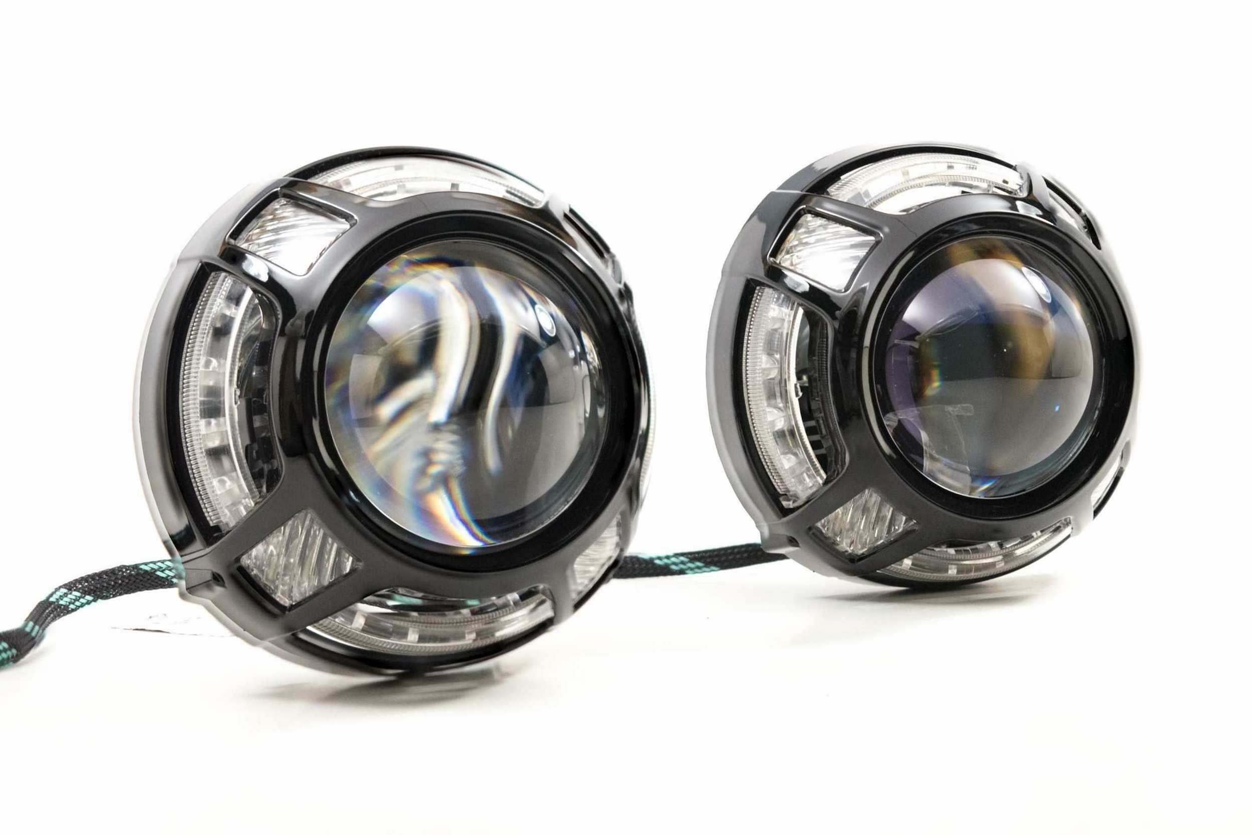 Morimoto Panamera 2.0 (Black) (White/Amber LED Switchback) (Universal) - S265