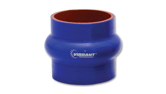 Vibrant Performance Hump Hose Coupler, 3.25" I.D. X 3" Long - Blue - 2737B