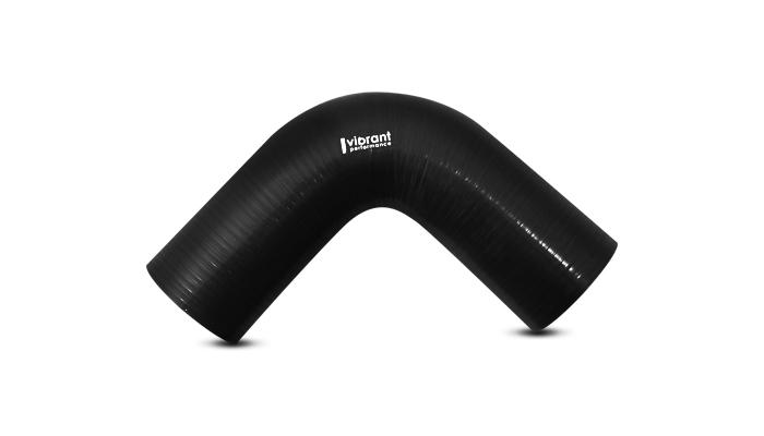 Vibrant Performance 4 Ply 90 Deg. Silicone Elbow Coupler, 3.5" Id X 3.5" Leg Length - Black - 2745