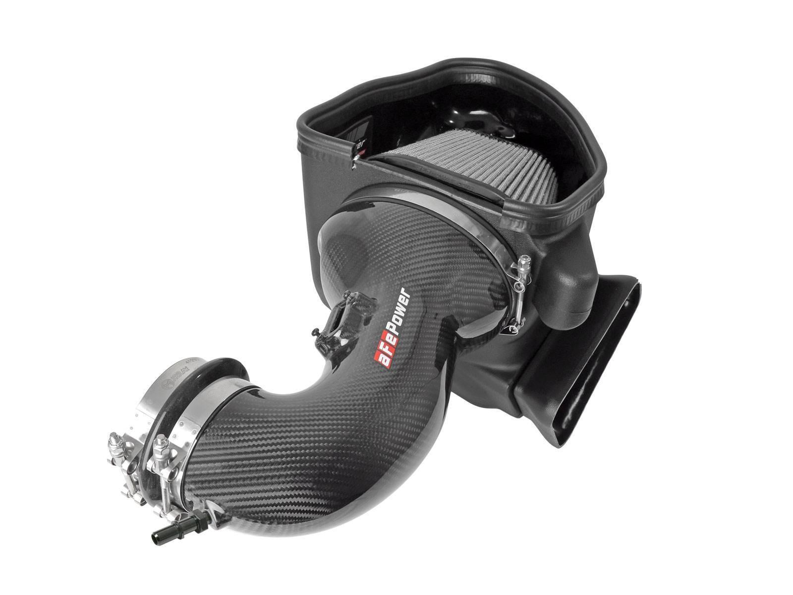 AFE 57-10018D Track Series Carbon Fiber Intake System w/ Pro DRY S Media (2017-2021 Chevrolet Camaro ZL1 V8-6.2L SC)