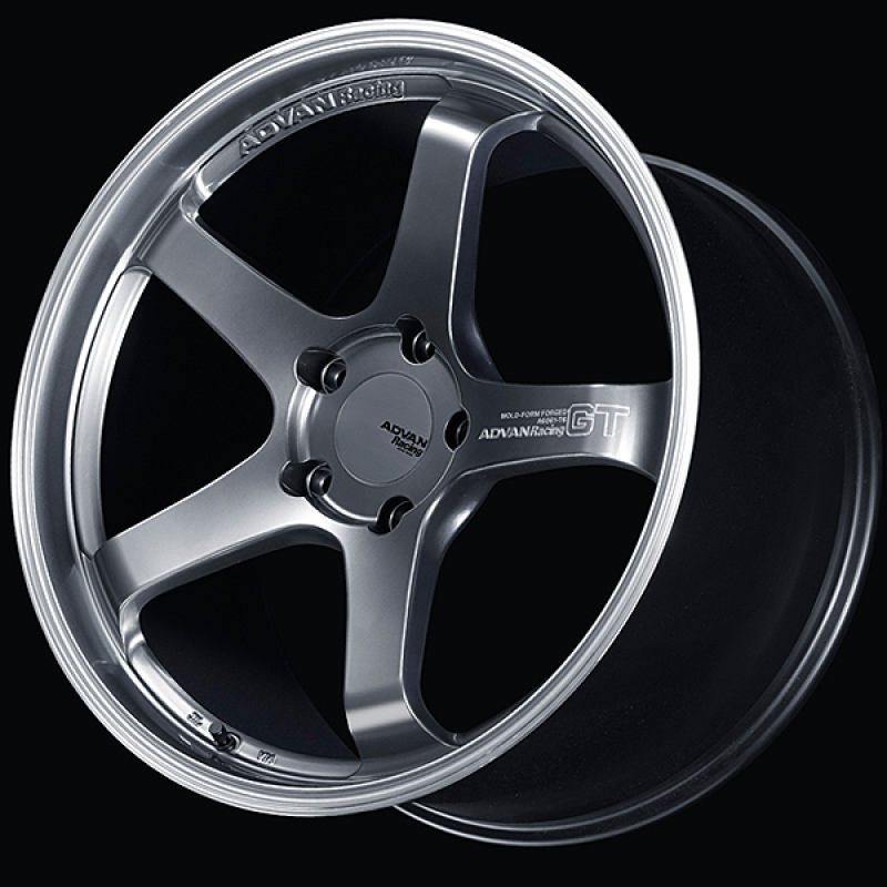 ADVAN RACING GT for PORSCHE 20X10.0 +40 5-130 MACHINING & HYPER PLATINUM BLACK - YAQ0K40PMPB